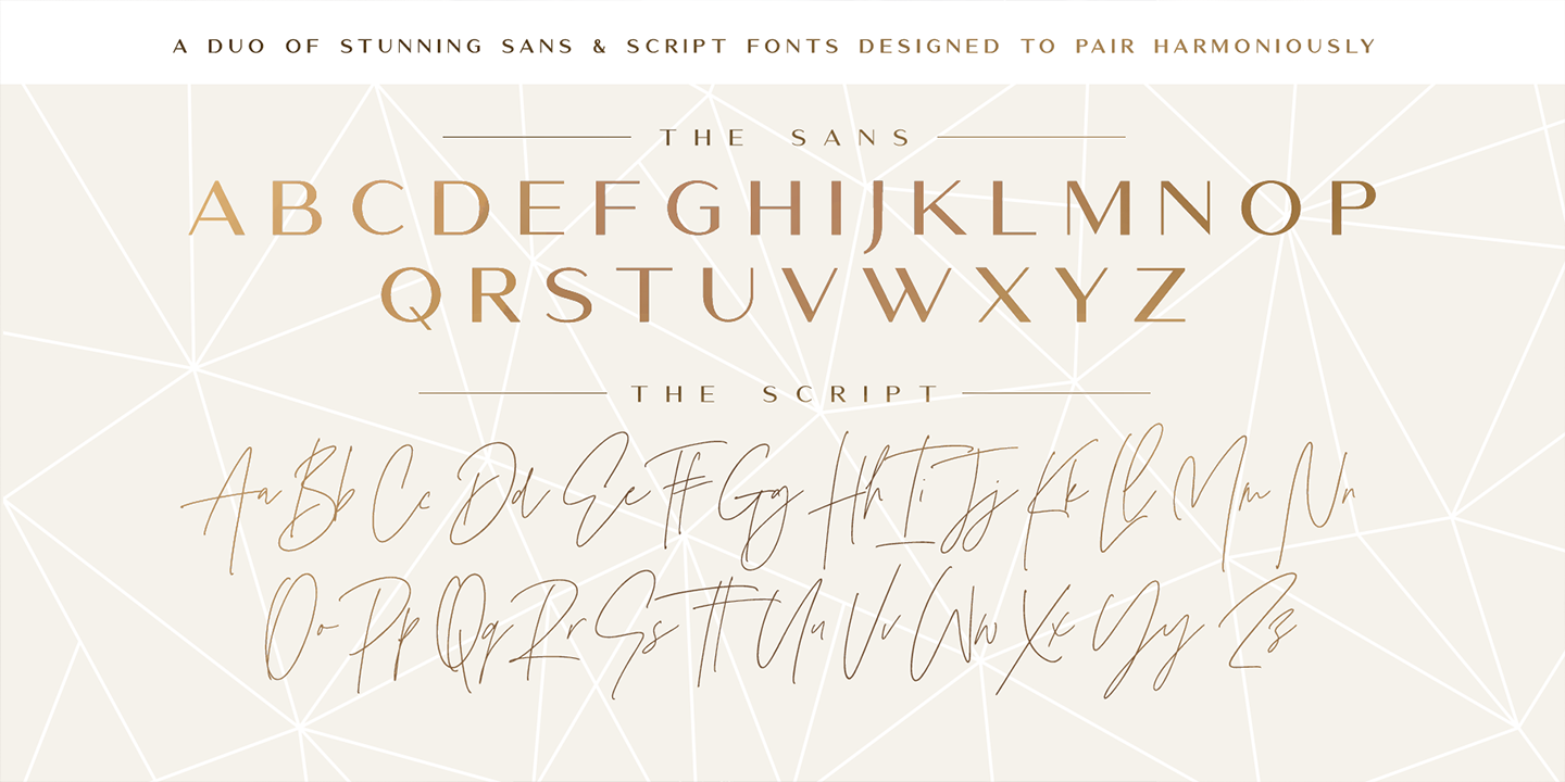The Amoret Collection Sans Font preview